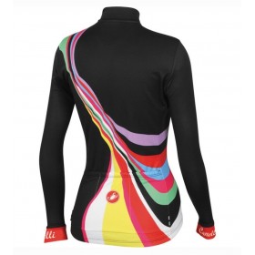 Wielershirt 2016 Castelli Viva Dames N001 Lange Mouw